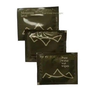 Eco Friendly EDI Non Woven Extra Soft Antibacterial Single Wrapped Four Sided Sealed Travel Size Cleansing Wipes