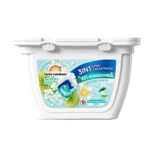 Eco-Friendly Enzyme-Based Laundry Detergent Pods with Stain Removal and Fabric Softening