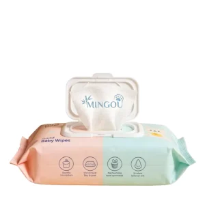 Eco-Friendly Flushable Biodegradable Antibacterial Scented Extra Soft Skin-Friendly Baby Wipes
