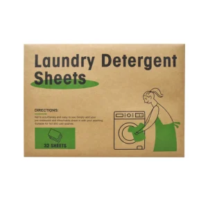 Eco Friendly Fragrance Free Hypoallergenic Laundry Detergent Sheets