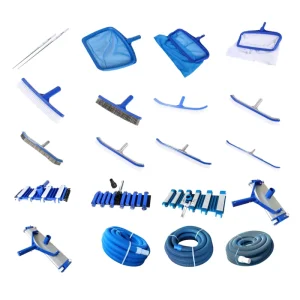 Eco Friendly Ground Swimming Pool Skimmer Net Stain Brush Cleaner Kit UV Resistant Net Outdoor Use Fits Standard Poles