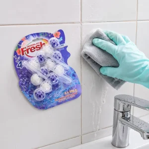 Eco-Friendly High-Concentration Gel Hanging Toilet Cleaning Ball, Fresh Scent, Automatic Deodorizer