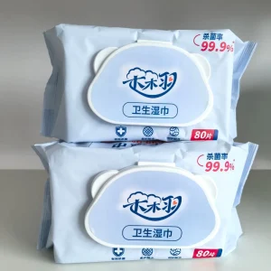 Eco Friendly High Quality Clean Water Tissue Cleansing Wipes
