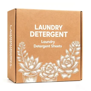 Eco Friendly Home Use Laundry Detergent Sheets & Strips Easy to Use Quickly Dissolving Laundry Detergent Sheets