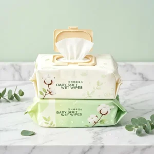 Eco Friendly Household Spunlace Material Custom Logo Non Woven Cleansing Wet Wipes for Baby Care