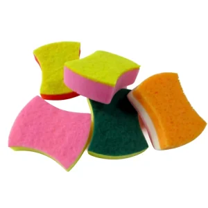 Eco-Friendly Kitchen Cleaning Sponges, Customized Logo, Scouring Pads and Scrubbers