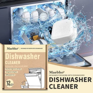 Eco Friendly Kitchen Dishwasher Cleaning Detergent Tablets 80%+ Active Ingredient High Concentration Stain Removal Effective