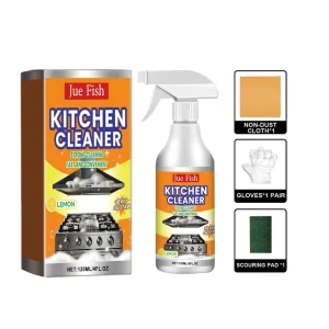 Eco-Friendly Kitchen Grease Cleaner Spray for Range Hoods and Stoves