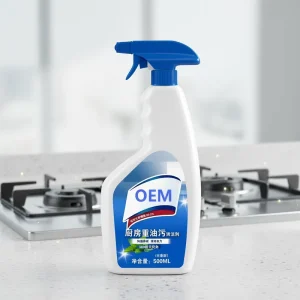 Eco-Friendly Kitchen Oil Stain Cleaner and Degreaser Spray