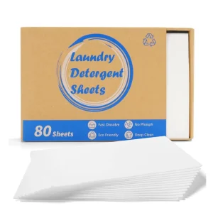 Concentrated Plant Extract Scented Bio-Dissolvable Laundry Detergent Sheets