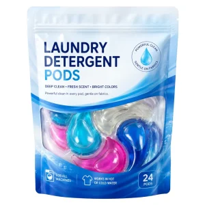 Eco Friendly Laundry Pods 13 15g Sensitive Skin Detergent Pods for Apparel Anti Bacterial Color Protector Long Lasting Scents