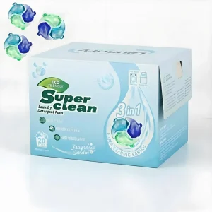 Eco-Friendly Laundry Pods 3-in-1 Concentrated Stain Removal Scent Color Protection