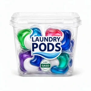 Eco-Friendly Laundry Pods SASO Approved for Saudi Market OEM Water Soluble Film