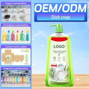 Eco Friendly Lemon Fragrance Dishwashing Liquid Kitchen Cleaner Detergent for Dishwashers Cleaning Products Dish Soap