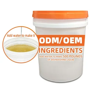 Eco Friendly Liquid Concentrated Lemon Flavor Dish Soap Masterbatch 25kg for Tableware Mixed with Water