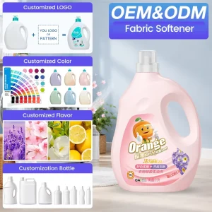 Eco-Friendly Liquid Fabric Softener Natural Fragrance Disposable for Clothes Washing ODM/OEM for Apparel and Clothing