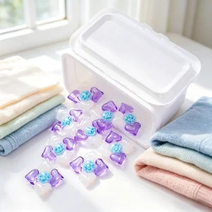 Eco-Friendly Long-Lasting Fragrance Disposable Detergent Pods Multi-Effect Stain Removal Color Protection for Apparel