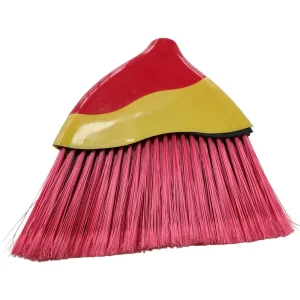 Eco Friendly Long Soft Bristle Road Sweeping Broom Freezer Head Material Dustpan with Steel Stick for Home Use