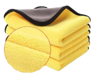 Eco Friendly Microfiber Cleaning Cloth Soft Quick Drying for Car Detailing Home Kitchen Reusable Safe to Wash