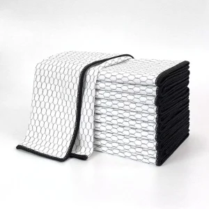 Eco-Friendly Microfiber Kitchen Wipes Traceless Cleaning Cloth 340g