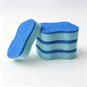 Eco Friendly Natural Composite Cellulose Sponge Scouring Pad for Kitchen