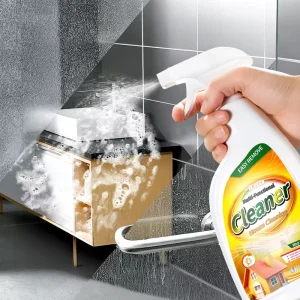 Eco-Friendly Non-Toxic Multi-Surface Spray Cleaner for Bathroom and Glass Lemon Scent