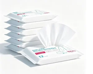 Eco-Friendly Non-Woven Individually Packed Jacket Wipes No-Rinse Travel-Size Winter Coat Cleaner