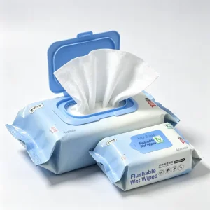 Eco Friendly Non Woven Wet Toilet Paper 80 Pcs Large Pack Household Butt Cleansing Feminine Wipes Private Label Flushable