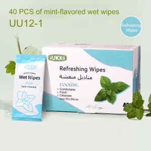 Eco Friendly Non woven Organic Sensitives Wet Wipe Biodegradable Makeup Wipes for Disposal Cloth Clean Individual Pack