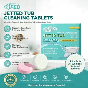 Eco Friendly OEM Factory Supply Deep Cleaning Jetted Tub Cleaning Tablets for Whirlpool Spa