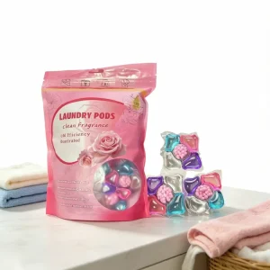 Eco-Friendly OEM Laundry Pods 5-in-1 Laundry Cleaning Products Soap Liquid Beads