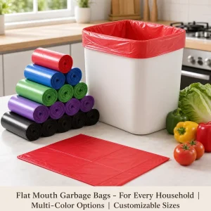 Eco Friendly Office & Home Multi Color Various Sizes Available Digital Printing LDPE Trash Bag