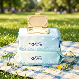 Eco Friendly Organic Gentle Cleaning Soft Natural Water Cleansing Wet Wipes for Baby Sensitive Skin