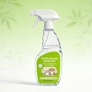 Eco Friendly Pet Odor & Stain Remover Spray with Disinfection for Carpet Urine Cat & Dog Odor Eliminator (Customizable Scent)