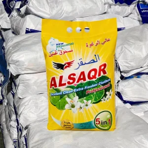 Eco Friendly Portable Laundry Detergent Powder 500g Lemon High Foam Cleaning Formula for Apparel