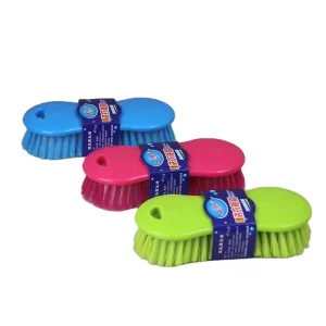Eco-Friendly Portable Plastic Laundry Brush for Household and Bathroom Use