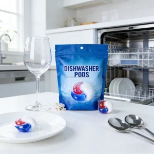 Eco Friendly Dishwasher Pods Solid Powder Shape Dishwasher Tablets Dishwashing Powders Capsules