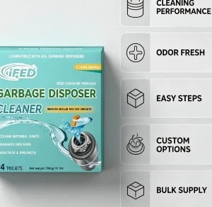 Eco-Friendly Refill Pouch Garbage Disposal Cleaning Tablets