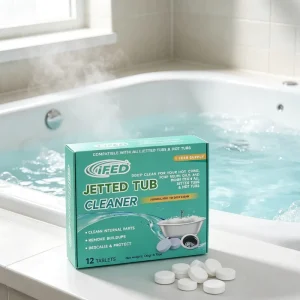 Eco Friendly Residue Remover for Jacuzzi and Hot Tubs Private Label Jetted Tub Cleaning Tablet