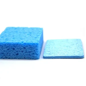 Eco-Friendly Reusable Biodegradable Compressed Wood Pulp Kitchen Scouring Pad Sponge