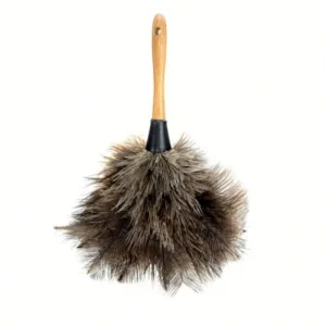 Eco Friendly Reusable Handheld Natural Color Ostrich Feather Duster for Cleaning Supplies Home Car Office Party
