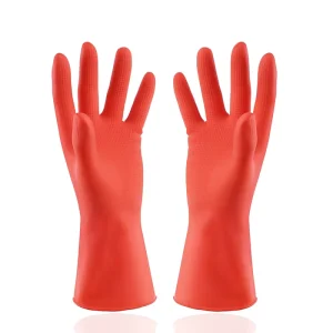 Eco-Friendly Rubber Cleaning Latex Household Gloves Durable Reusable Waterproof for Kitchen Washing