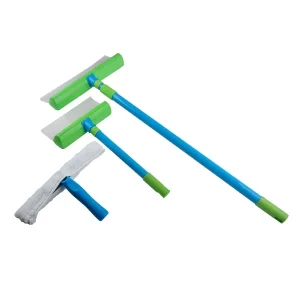 Eco-Friendly Silicone Metal Telescopic Handle Car Wash Tool Window Squeegee