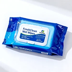Eco Friendly Soft Baby Wet Wipes 80pcs Cleansing Paper Products