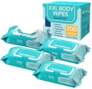Eco Friendly Soft Non Woven Body Cleaning Wipes 80pcs for Adult Use