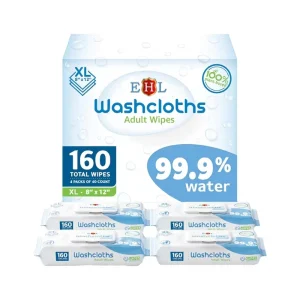 Eco-Friendly Soft Patient Adult Wet Wipes Vitamin E Thick Non-Woven Washcloth Bath Body Wipes Extra Large