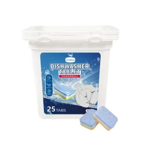 Eco-Friendly Solid Dishwasher Tablets Disposable One Pod Cleans All Deep Cleaning Anti-Bacterial Multi Fresh Scent OEM Descaler