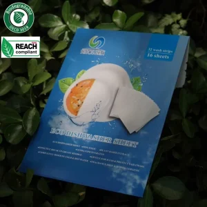 Eco Friendly Solid Dishwashing Detergent Sheets Tablets