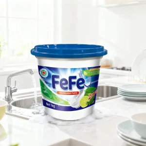 Eco Friendly Solid Dishwashing Paste Detergent with Lime Scent and High Quality