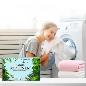 Eco-Friendly Solid Static-Free Fabric Softener Dryer Sheets Anti-Wrinkle for Baby Clothes